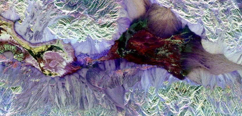 Radar Image of Death Valley